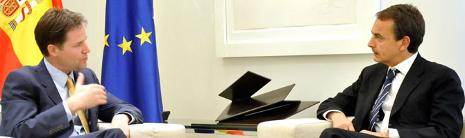 Clegg meets Zapatero